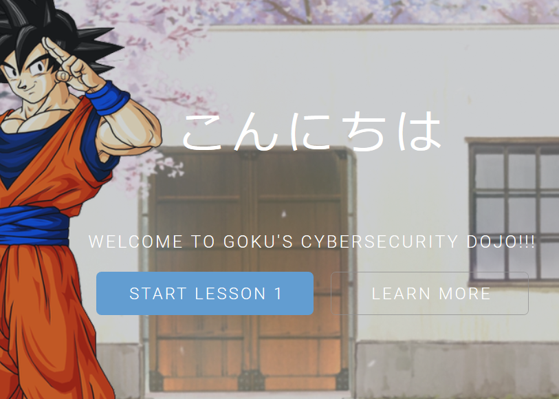 Cybersecurity Dojo image has not loaded